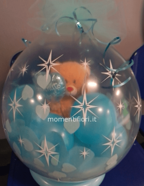 Palloncino con peluche,secondo occasione 