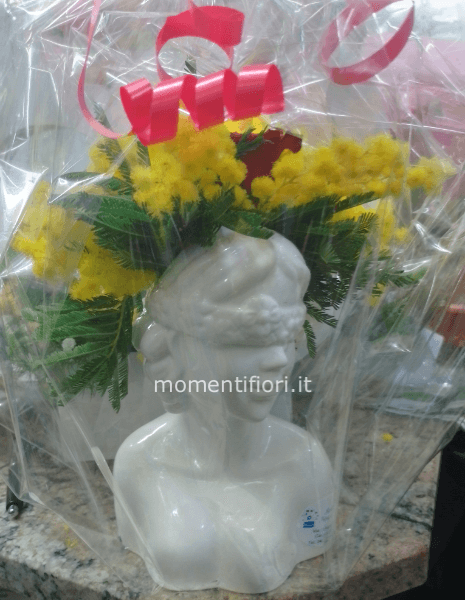 Testa ceramica soggetti vari